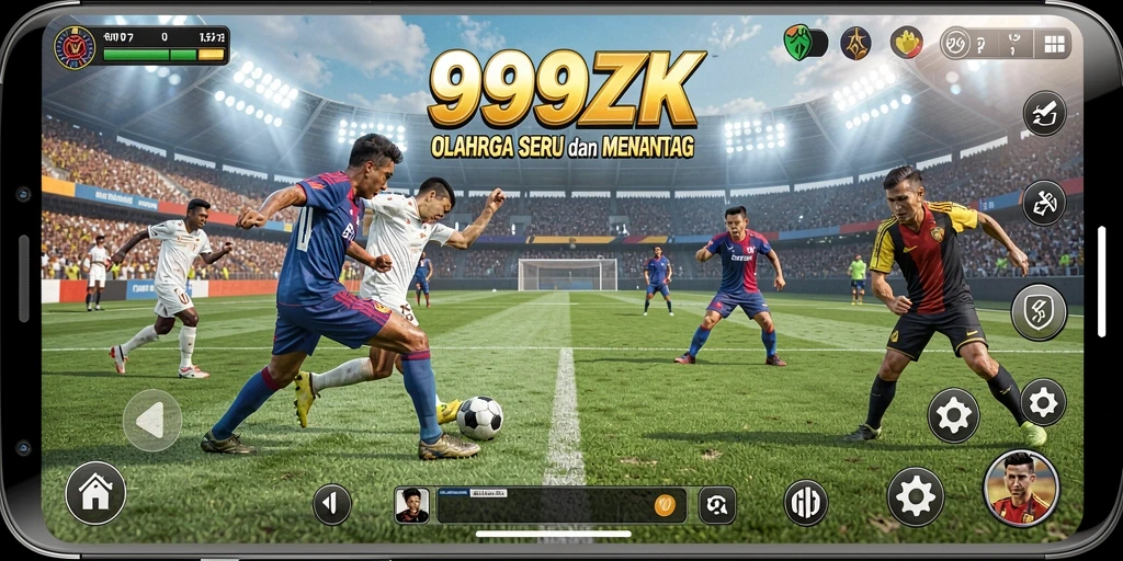 Gameplay 999ZK yang seru dan kompetitif dalam olahraga.