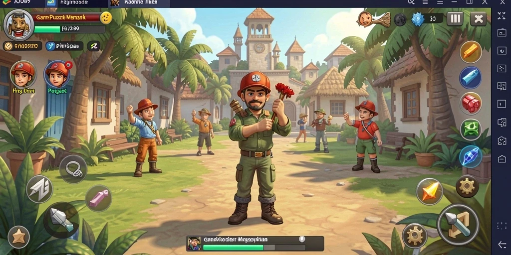 Tangkapan layar dari gameplay AJO89 yang seru dan menantang.