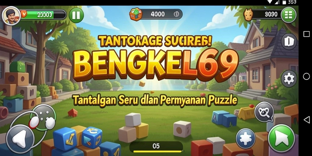Tampilan menarik dari gameplay BENGKEL69 yang seru.