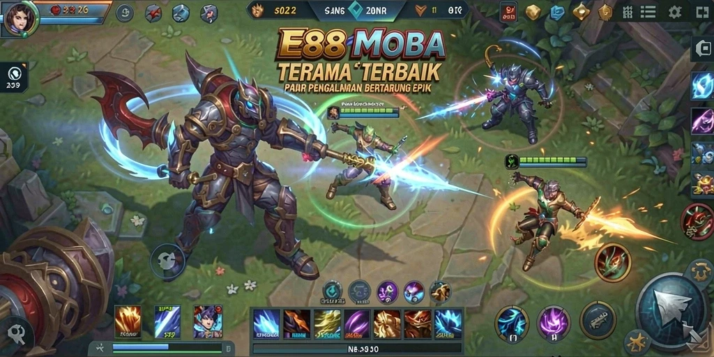 Tampilan seru dari pertempuran di E88 yang penuh strategi.