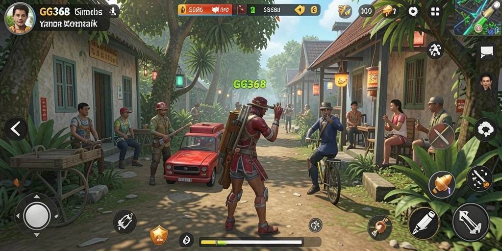 Tampilan gameplay GG368 dengan interaksi mendalam dan grafik menawan.
