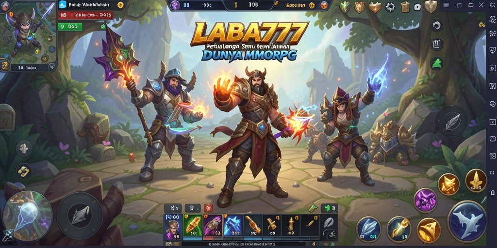 Tampilan menarik dari petualangan MMORPG LABA777 dengan aksi seru.