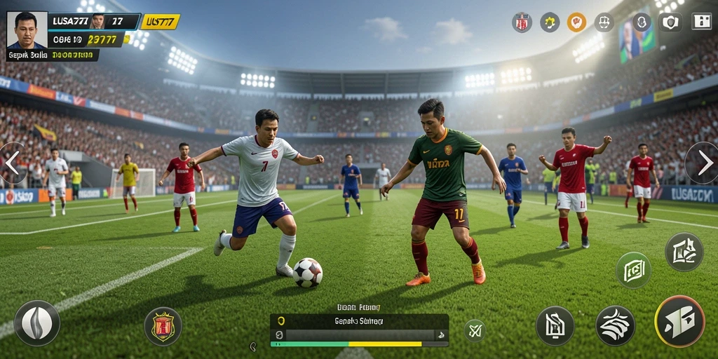 Tampilan gameplay LUSA777 yang menegangkan dan penuh aksi.