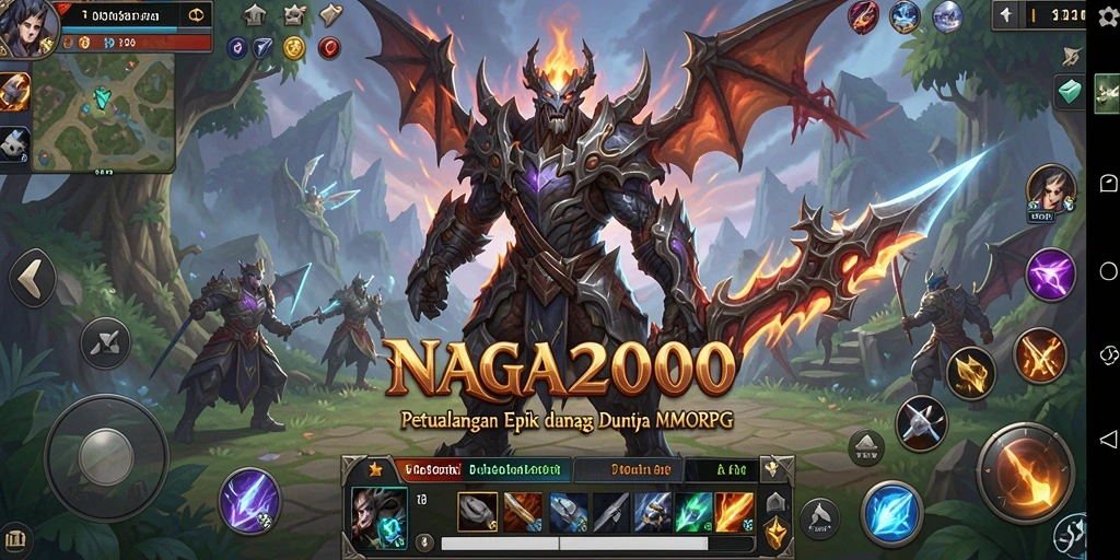 Tampilan menakjubkan dari gameplay NAGA2000 yang beragam.