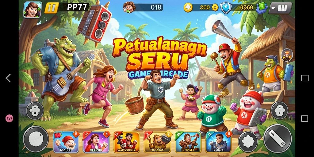 Gameplay seru dalam PP7 dengan grafis menarik dan tantangan yang memikat.
