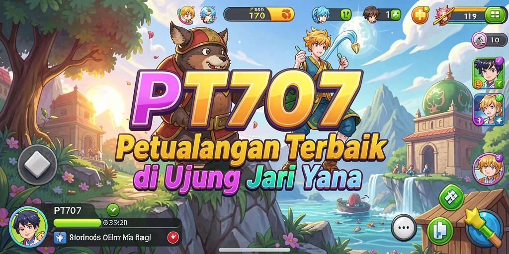 Tangkapan layar PT707 menunjukkan karakter anime dalam pertempuran penuh aksi.