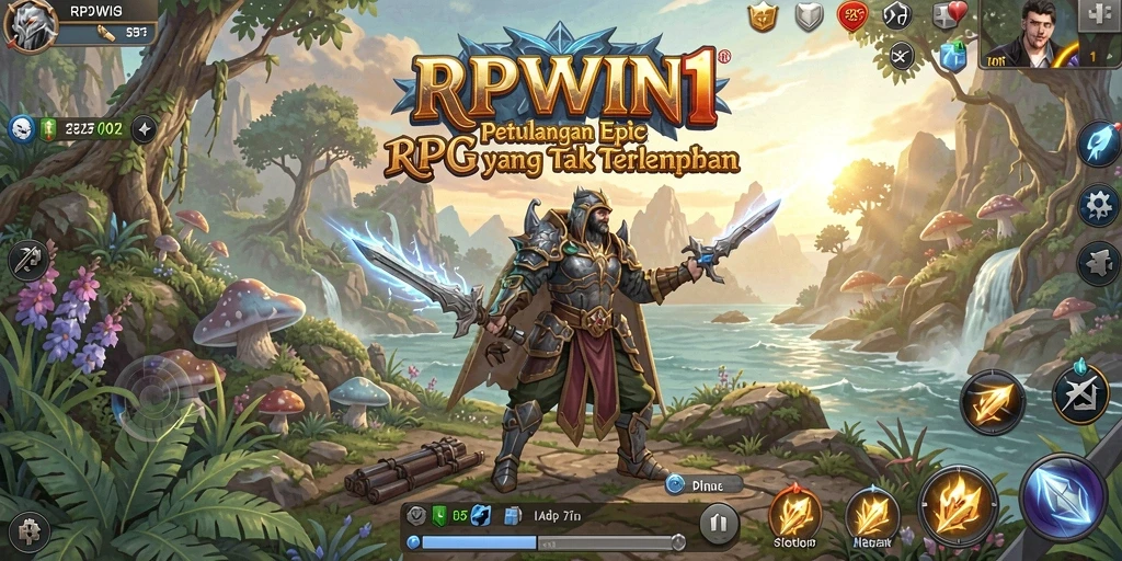 Tampilan gameplay RPWIN1 dengan aksi seru dan grafik menawan.