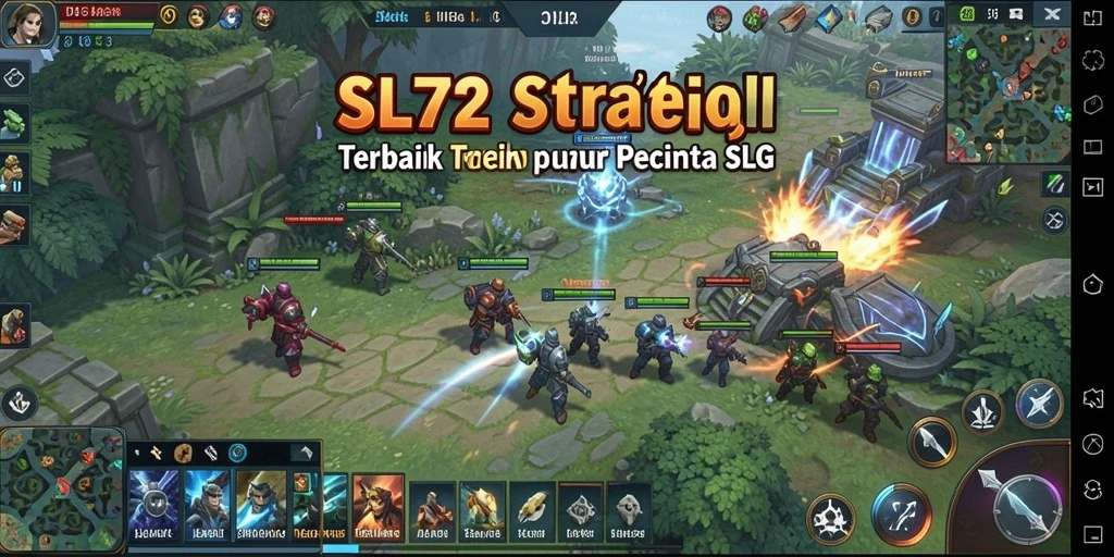 Tampilan strategi dan pertempuran di SL72 yang memukau.