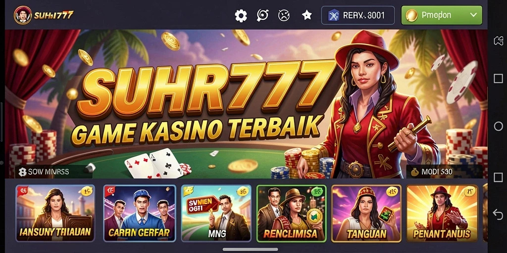 Tampilan gameplay Kasino yang mendebarkan dan interaktif di SUHU777.