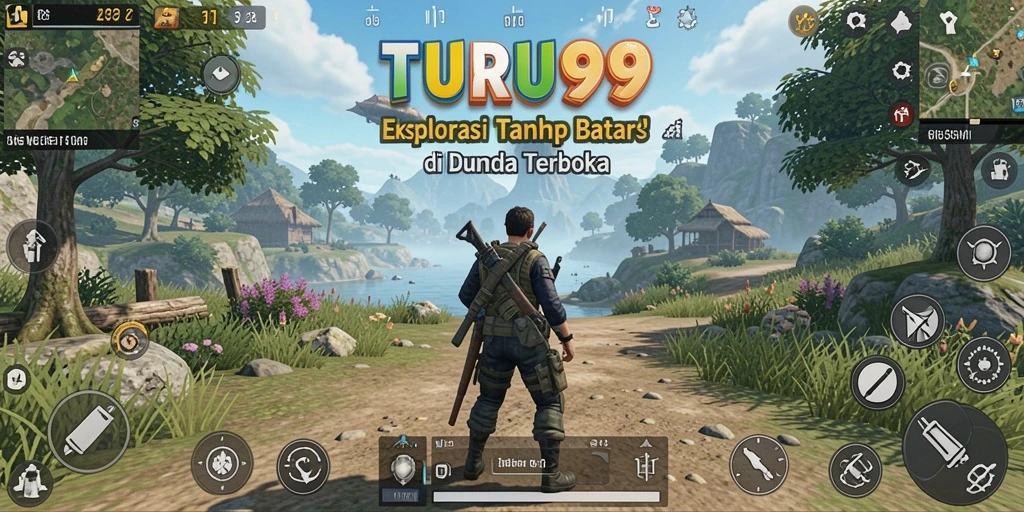 Tampilan gameplay TURU99 yang menakjubkan di dunia terbuka.