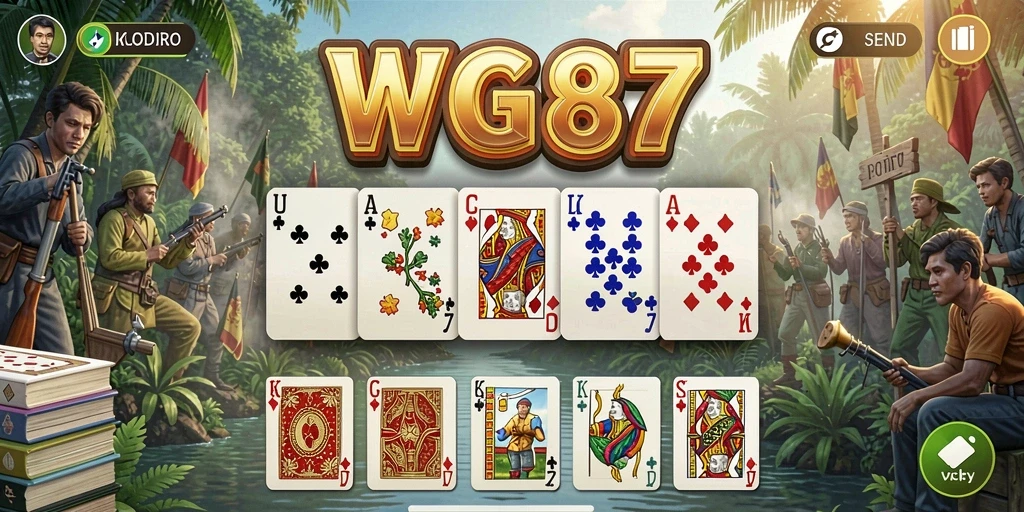 Tampilan gameplay seru dalam permainan Domino WG87.
