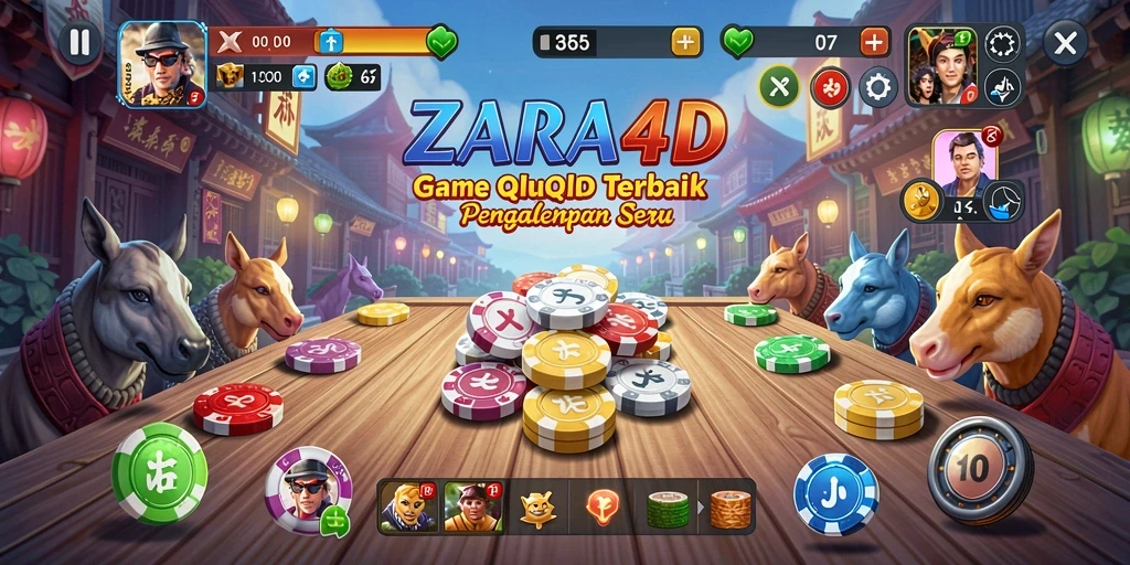Tampilan gameplay ZARA4D yang menarik dengan interaksi seru.